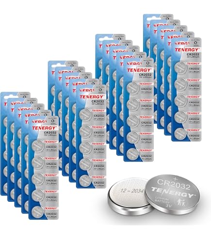 BlueDot Trading 40-Pack CR2032 Lithium Batteries – 3V, 220mAh, Button Cell
