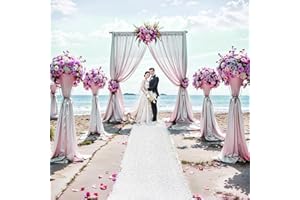 FrenzyBird Aisle Runner for Wedding Ceremony 3x50 Feet White Aisle Runner Walkway for Indoor Outdoor Wedding Church Decorations ，Halloween Parties can Also use a Carpet(Vine)