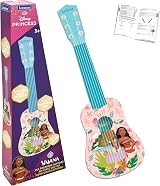 Lexibook Disney Moana My First Guitar 6 Nylon Strings 53 cm Pink Blue K200VN