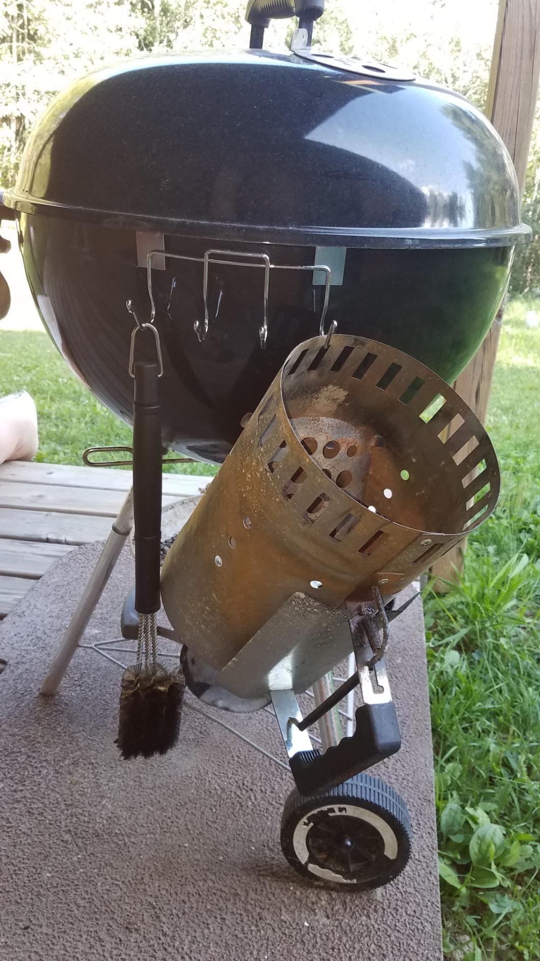 2/mo Finance er Grill Tool Holder Steel Fits 18.5" & 22.5