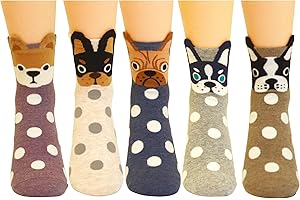 Jeasona Women's Cat Socks Cat Gifts Cute Animal Socks Dog Owl Gifts for Women