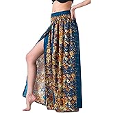 B BANGKOK PANTS Boho Palazzo Pants for Women Bohemian Hippie Clothes Yoga Wide Leg Harem Trousers
