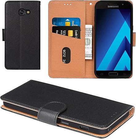 Aicoco Galaxy A5 2017 Hulle Schutzhulle Tasche Flip Case Fur Samsung Galaxy A5 2017 Handyhulle Schwarz Amazon De Elektronik Foto