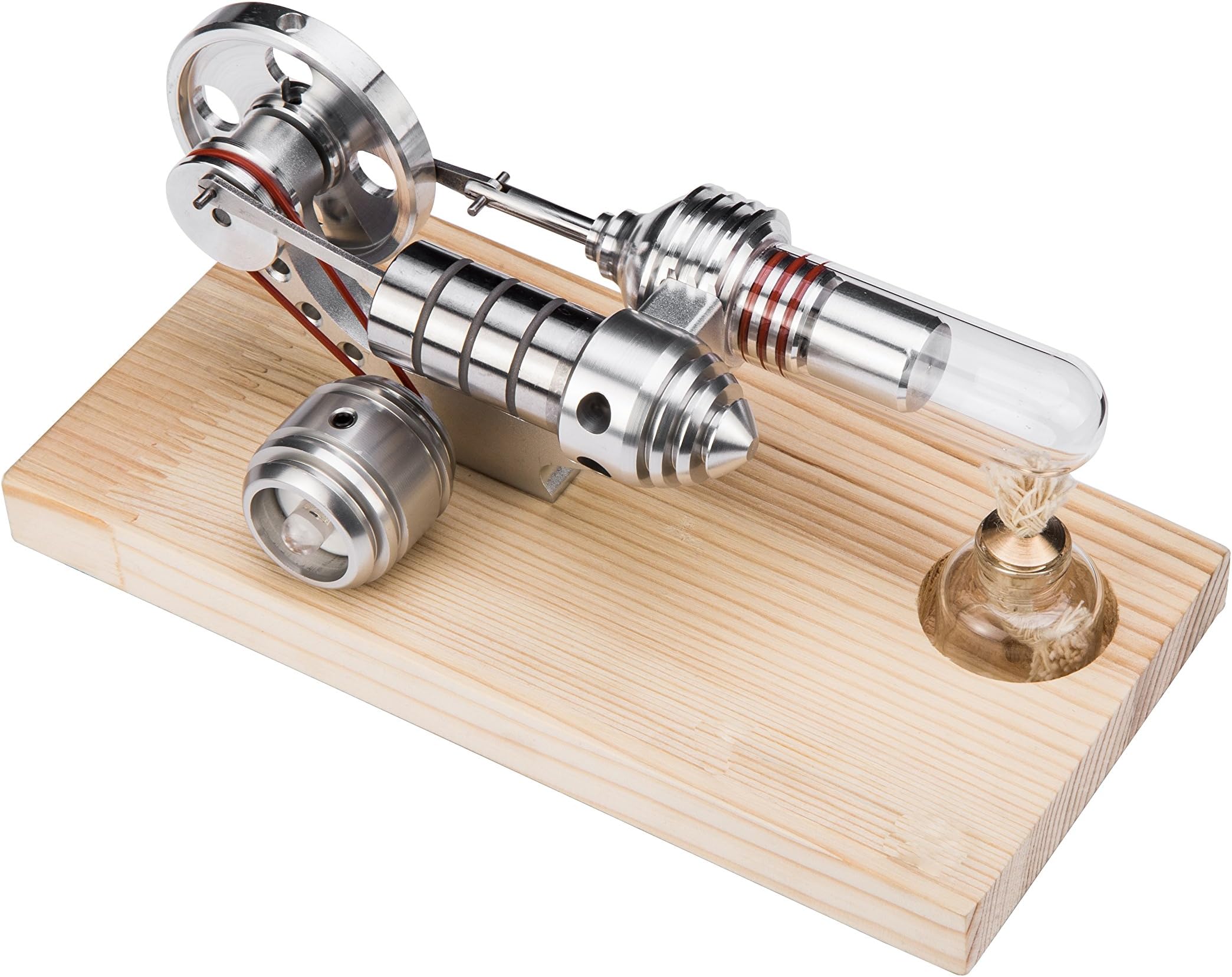 Lieyang Hot Air Stirling Engine Electric Generator Power Machine Model with RGB LED