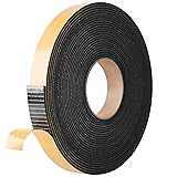 Self Adhesive Foam Tape Weatherstrip 1in x 1/8in x
