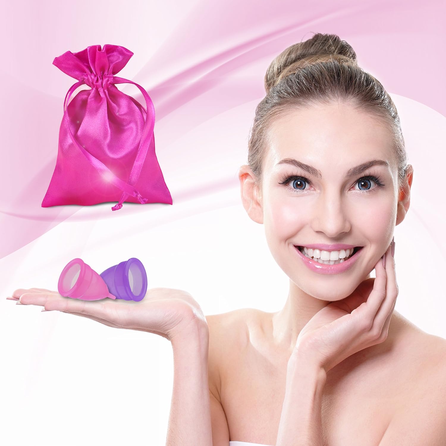 Dutchess Menstrual Authentic Original Cups Set of 2 with Free Bags - Small (B) - No 1 Economical Feminine Alternative Protection for Cloth Sanitary Napkins for Menstruation: Health & Personal Care