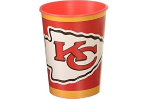 AMSCAN Kansas City Chiefs Favor Cup - 16 oz. (1 Pc.) - Durable Material - Perfect for Game-Day Drinks and Fan Gatherings