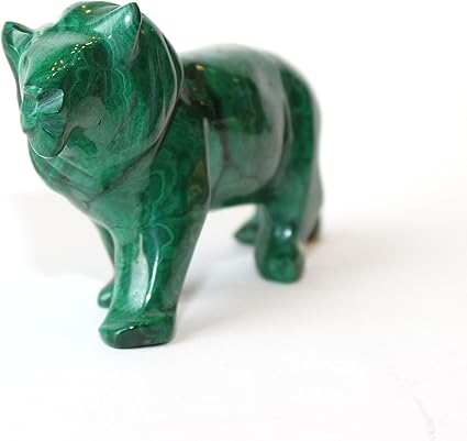 Amazon Co Jp アフリカン アート コレクション マラカイト 百獣の王 ライオン ホーム キッチン