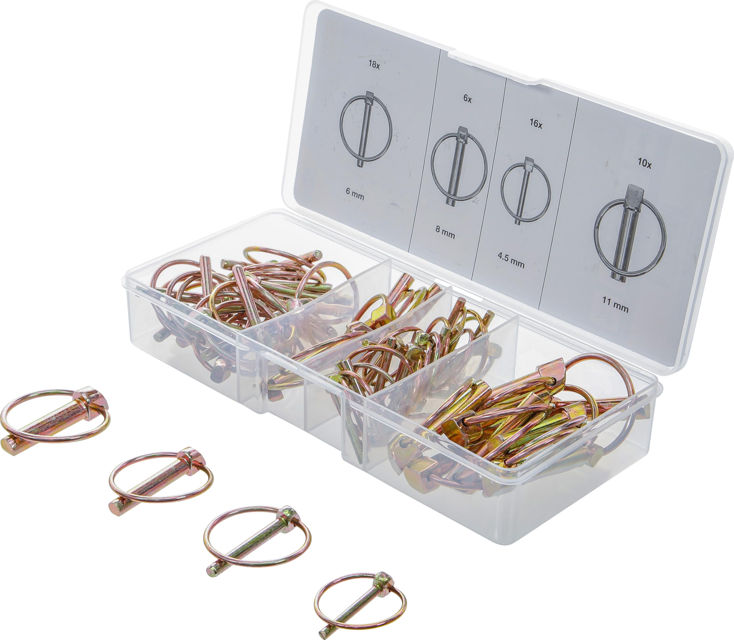 BGS 8087 | Linchpin Assortment | 50 pcs.