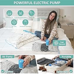 Cozy Essential Travel Vacuum Clothes Bags with
