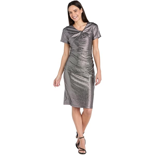 knee length dresses for ladies Poly USA 8236 main image 0