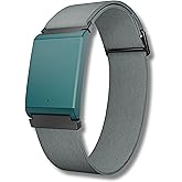 Rechargeable Heart Rate Armband Bluetooth ANT+ Compatible with Peloton Wahoo Strava Optical HR Sensor for Fitness Training Running and Indoor Cycling