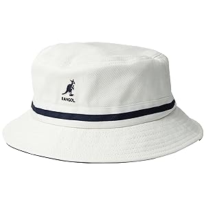 Kangol Menâs Striped Lahinch Updated Version of the Classic Bucket Hat