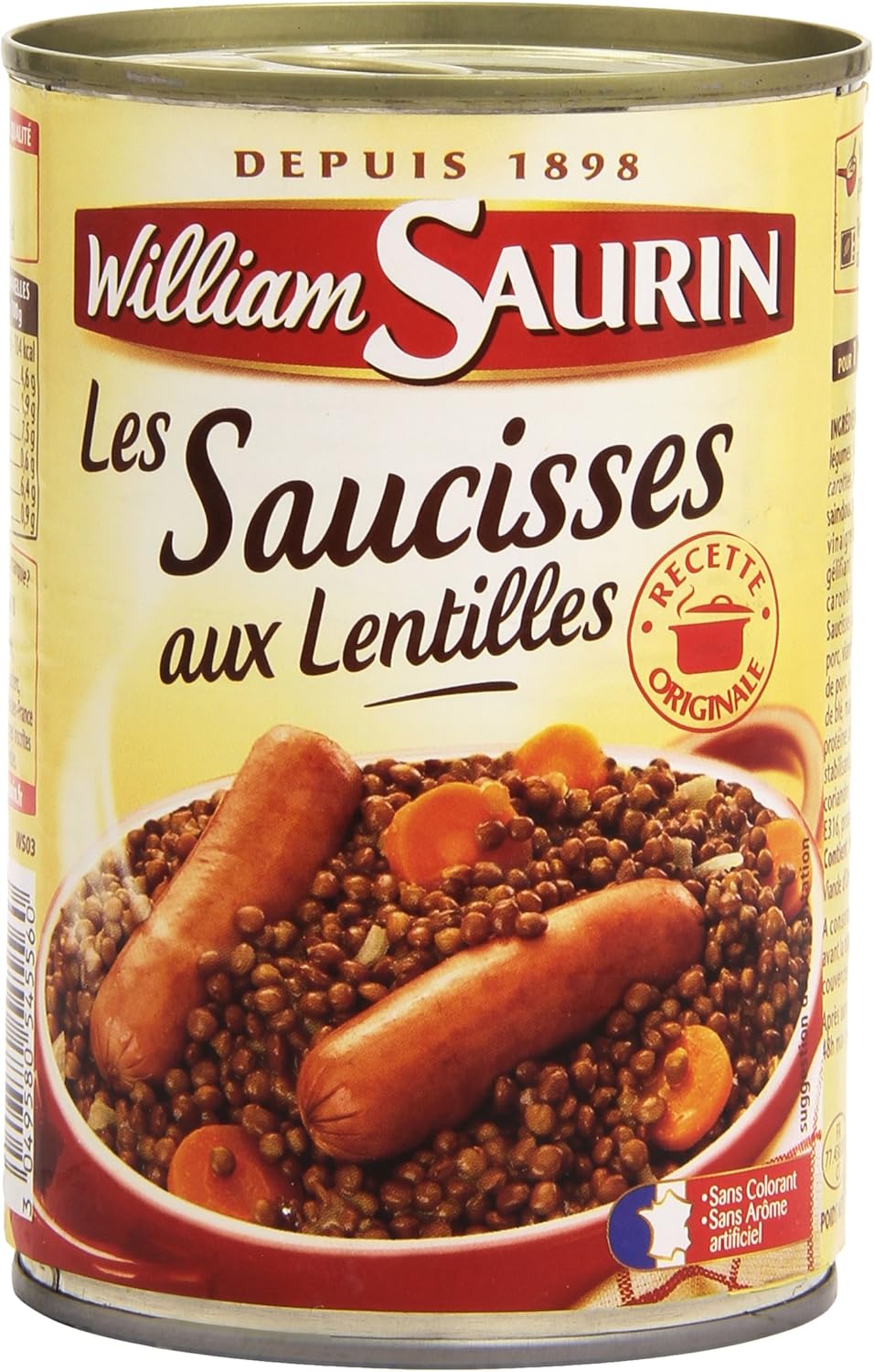 Saucisses Aux Lentilles William Saurin 420g Amazon Fr Epicerie