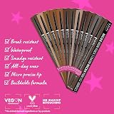 NYX Micro Brow Pencil Dual Ended Spoolie Chocolate Brand NYX PROFESSIONAL MAKEUP view 8