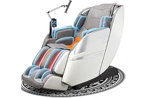 KTENTITO 2025 Massage Chair Full Body, 4D Zero Gravity Massage Chairs SL Track Shiatsu Recliner with Secure-Fit Arm Airbags, Waist & Calf Heating, Voice Control, Phone Joystick and Holder, White