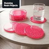 Hemway Fluorescent Pink Glitter Shaker Ultrafine 130g for Resin Epoxy view 5