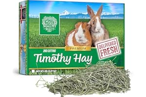 Small Pet Select 2nd Cutting Perfect Blend Timothy Hay Pet Food for Rabbits, Guinea Pigs, Chinchillas and other Small Animals, Premium Natural Hay Grown in The US, 2 LB