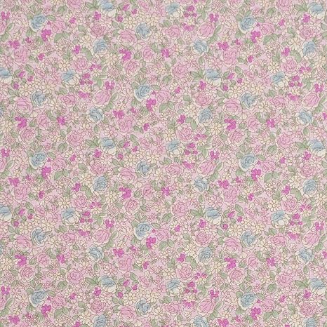 Amazon 有輪 綿麻キャンバス 生地 ロアンヌ 50cm単位販売 花柄 布 ピンク 布 生地 通販
