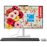 Lenovo 2026 24" FHD All-in-One Desktop Computer 16GB RAM 512GB PCIe SSD | IdeaCentre Business AIO, Intel 8-Core Processor (up to 3.8 GHz), Wi-Fi 6, Windows 11，Ideal for Home Office and Students