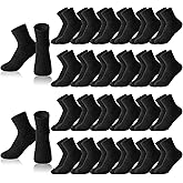 Handepo 24 Pairs Women Fuzzy Socks Bulk Winter Fluffy Sleeping Slipper Socks for Home Outdoor Gift Ladies Valentine's Day