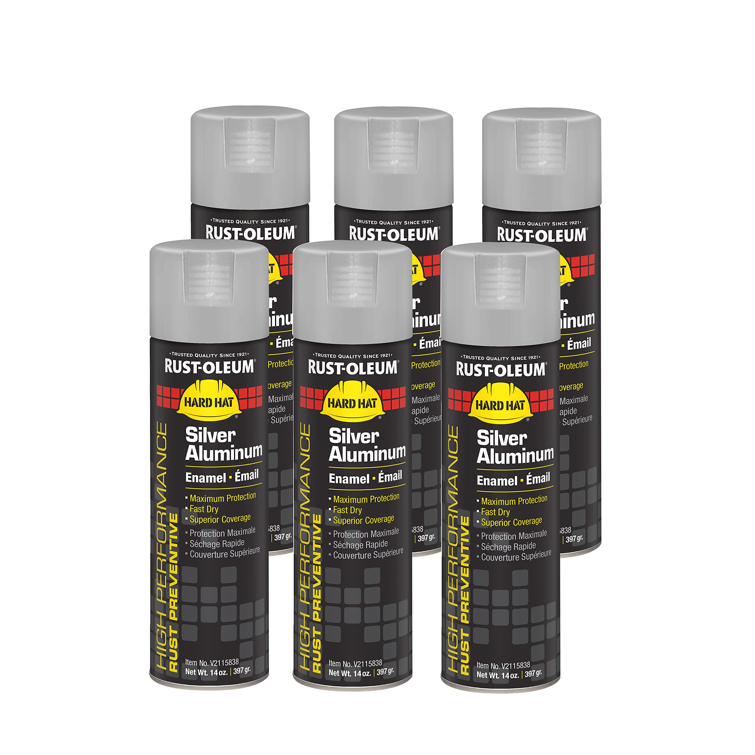 Rust-Oleum V2115838 High Performance V2100 System Aluminum Rust