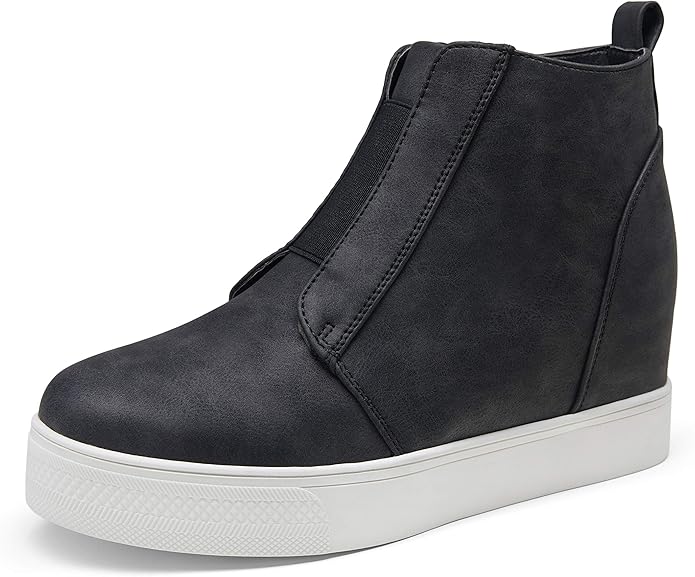 VEPOSE Sneakers Platform Booties 917 Black