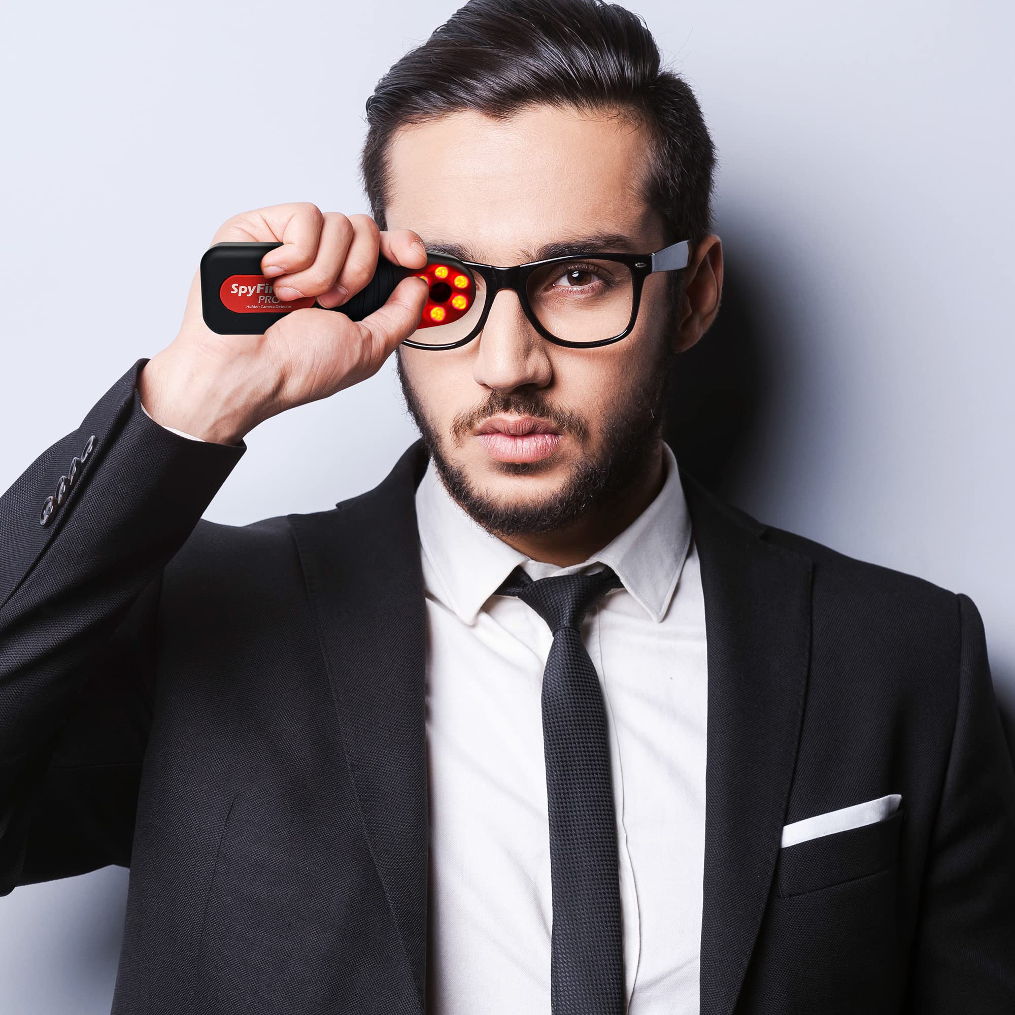 SPYFINDER PRO Portable Hidden Camera Detector and Anti-Spy Scanner - Detects Covert Video Devices and Tracking Cameras