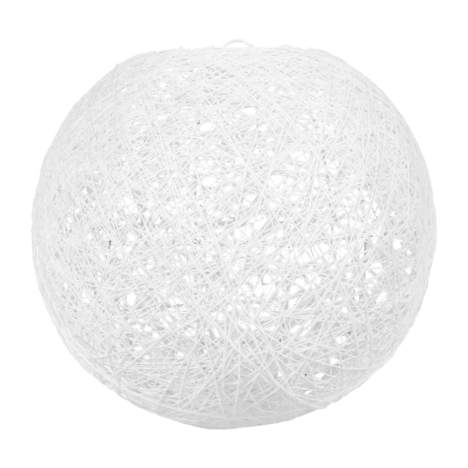OSTARIA Hanging lamp shade in the shape of a ball, white, 20 x 19 x 20 cm