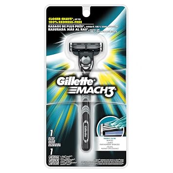 美亚直邮小神价——Gillette 吉列 锋速3 剃须刀刀片+锋速3经典刀架 开箱