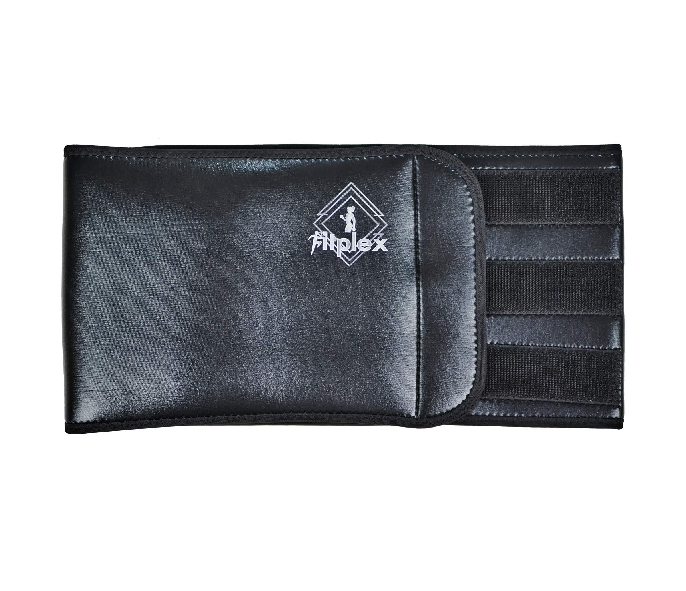 Waist Trimmer Belt - Weight Loss Wrap - Stomach Fat Burner - Sauna Suit Effect - Best Abdominal Workout Trainer - Low Back - Lumbar Support - Neoprene Slimmer Kit - for Women (Black)