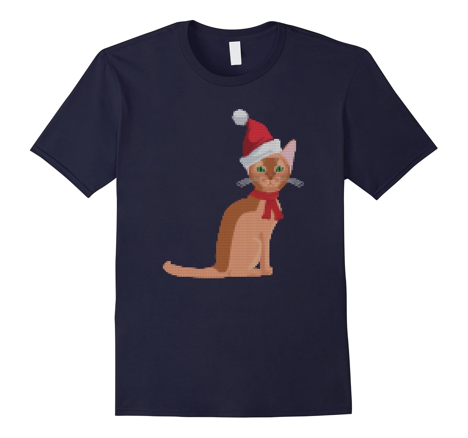 Ugly Xmas Sweater For Parents. Shirt For Abyssinian Lover.-ANZ