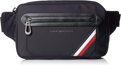 Amazon トミー ヒルフィガー Tommy Hilfiger ナイロンクロス ボディバッグ Am0am メンズ ブラック Free ボディバッグ ワンショルダー