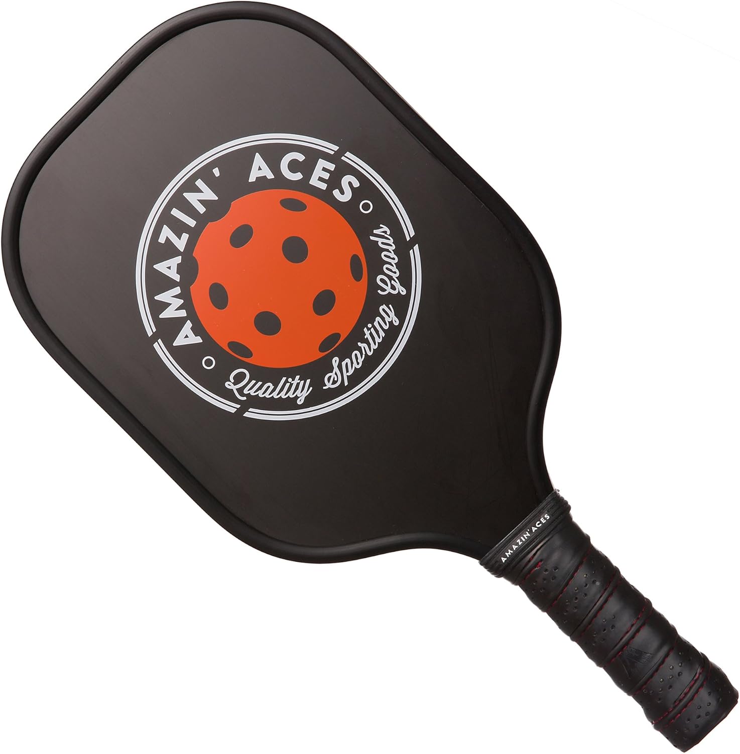 Amazin' Aces Pickleball Paddle Set | Pickleball Set Includes Two Graphite Pickleball Paddles + Four Balls + One Mesh Carry Bag | Premium Rackets Graphite Face & Polymer Honeycomb Core : Sports & Outdoors
