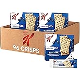 Special K Bar Pastry Crisps, Breakfast Bars, 100 Calorie Snacks, Blueberry (8 Boxes, 96 Crisps)
