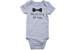 RAISEVERN Baby Boys Girls Clothes Infant Romper Newborn Bodysuits Funny Outfit 0-12 Months