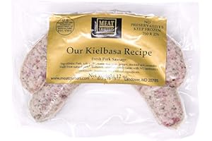 MeatCrafters Kielbasa Sausage, Traditional Polish Pork Sausage, Minimally Processed, No Artificial Ingredients, 12oz (4-Pack,