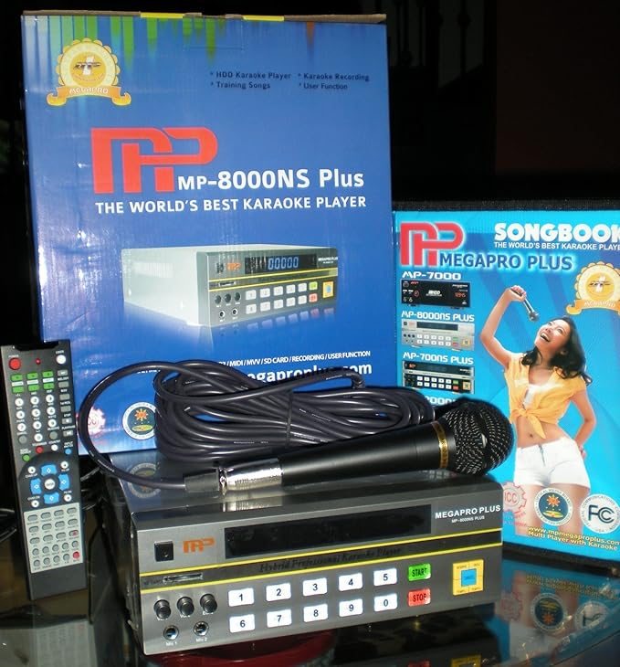 MEGAPRO MP8000NS Plus New USA & Filipino Karaoke Hard Disk Media