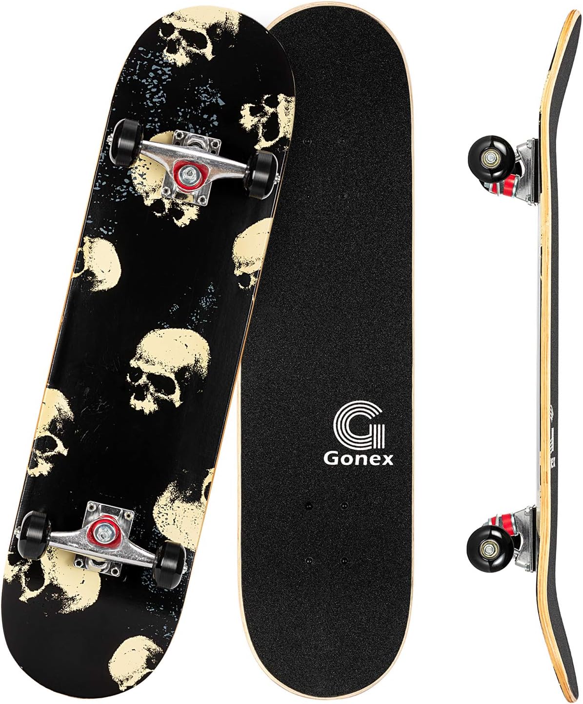 Gonex Skateboard 9 Layers Deck Komplett Board für Anfänger Anfänger