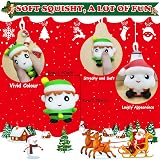 POPOYU 6Pcs Big Christmas Mochi Squishy Toys Santa Snowman Xmas Tree Candy Cane view 2