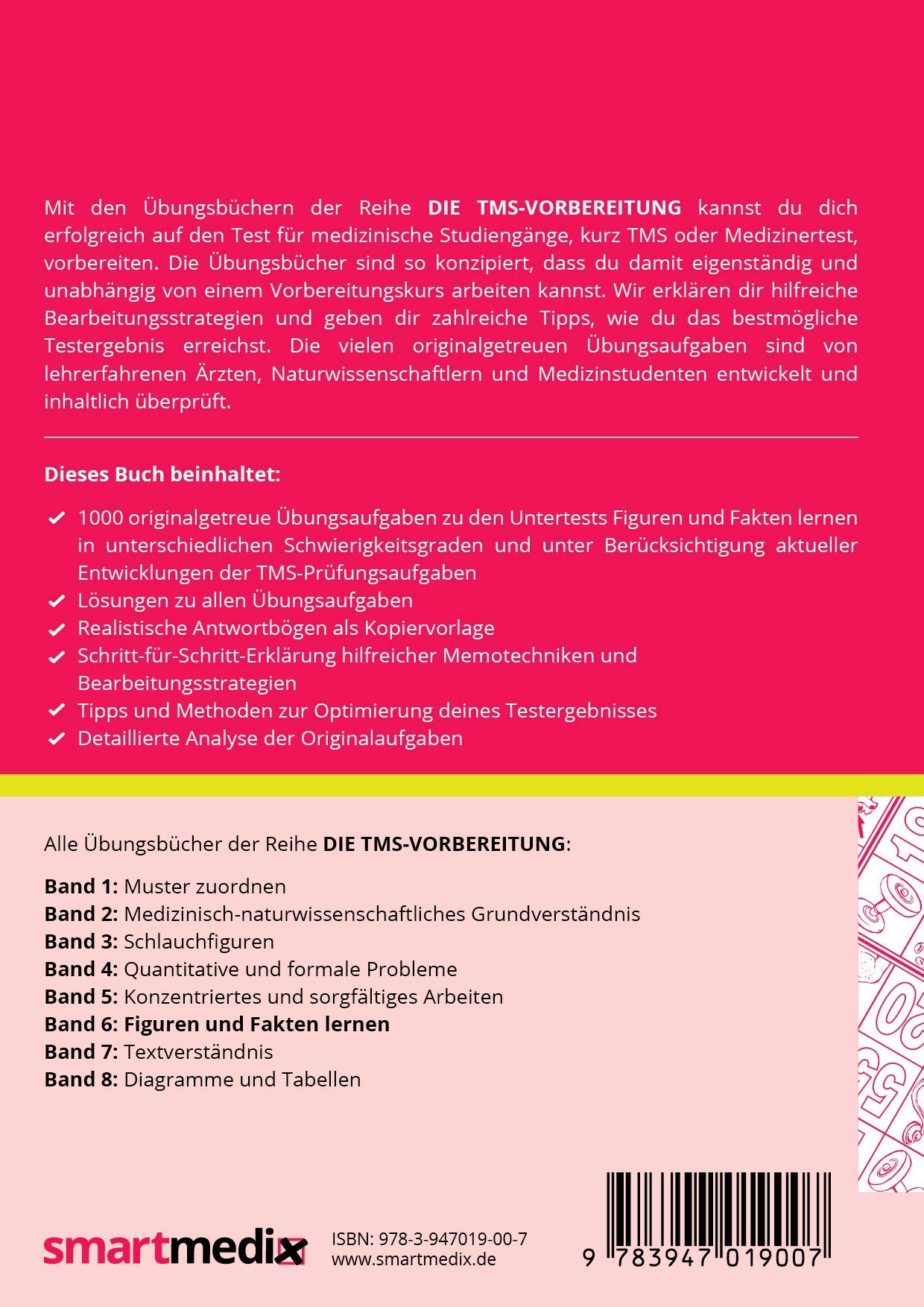 Die Tms Vorbereitung 2019 Band 6 Figuren Und Fakten Lernen Im Medizinertest Amazon De Rengier Fabian Bucher