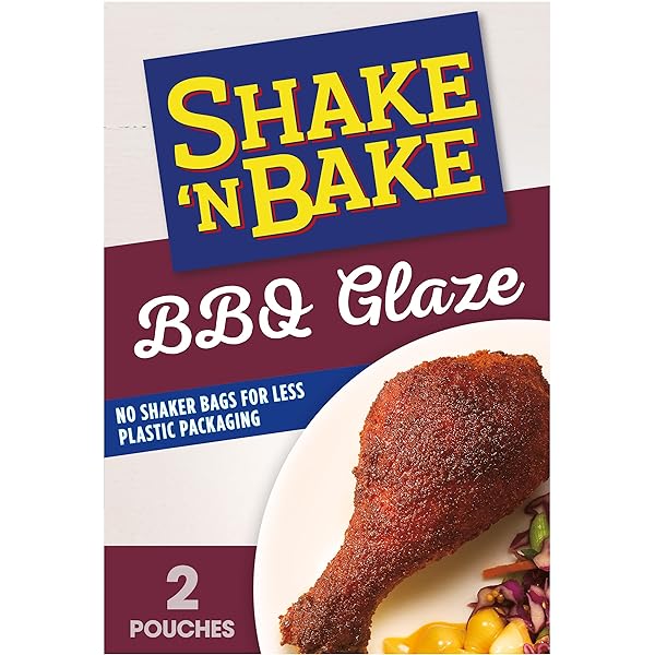 SHAKE ‘N BAKE, BBQ GLAZE SEASONED COATING MIX,...