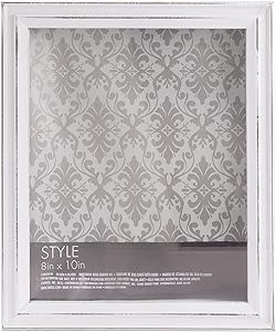 Darice White Shadow Box Frame: Whitewashed Wood, 8 x 10 inches