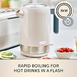 Breville High Gloss Electric Kettle 1.7L 3kW Cream Stainless VKT153 view 2