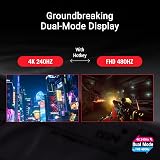 ASUS ROG Swift 32 Inch 4K OLED Monitor PG32UCDP 240 Hz 4K 480 Hz FHD view 2
