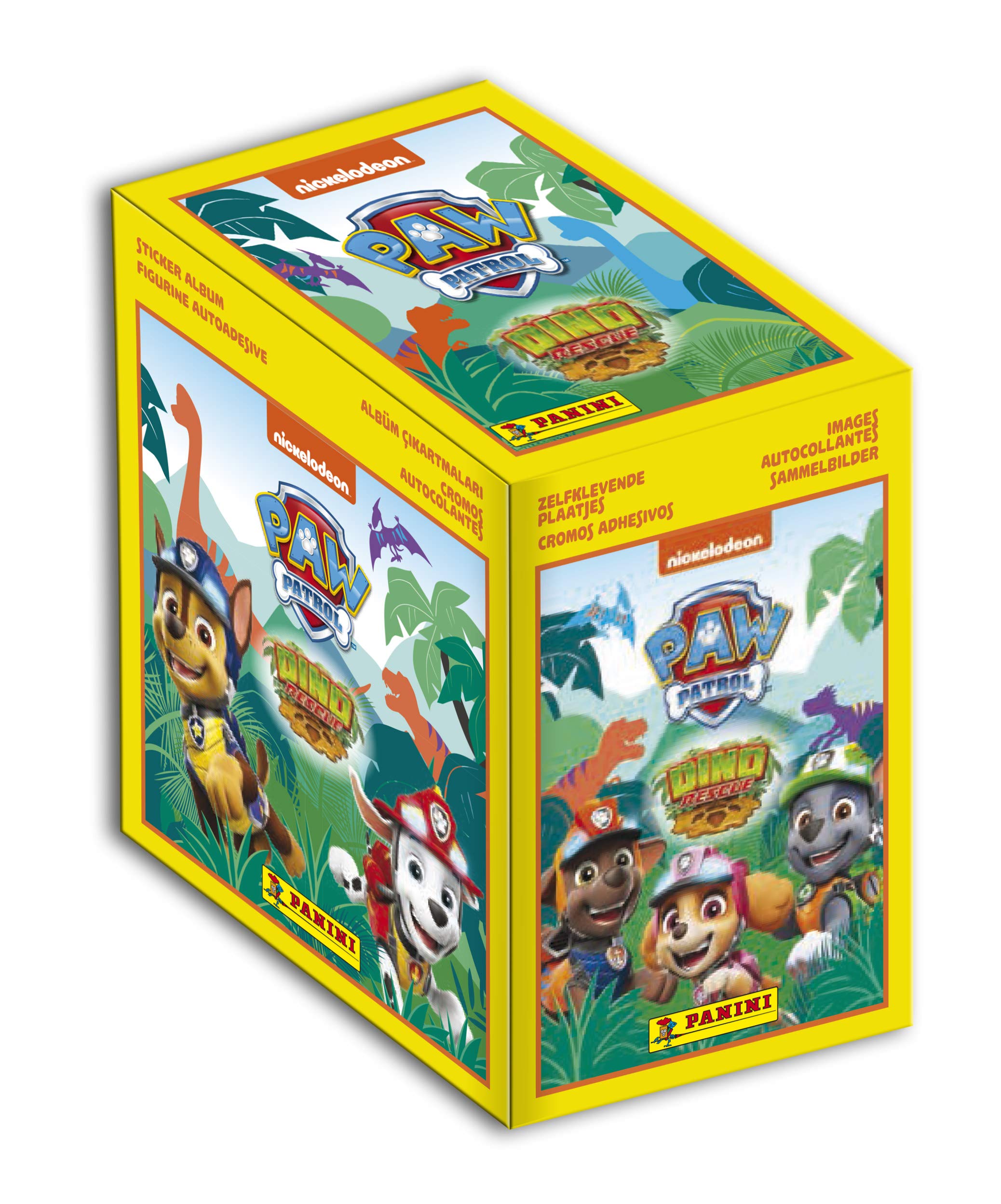Panini France SA-PAT PATROUILLE DINO RESCUE Box of 50 Pouches, 004071BOX50F