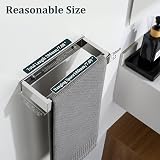 SAYAYO Towel Holder Wall Mounted Chrome 20 cm SUS304 Stainless Steel view 2