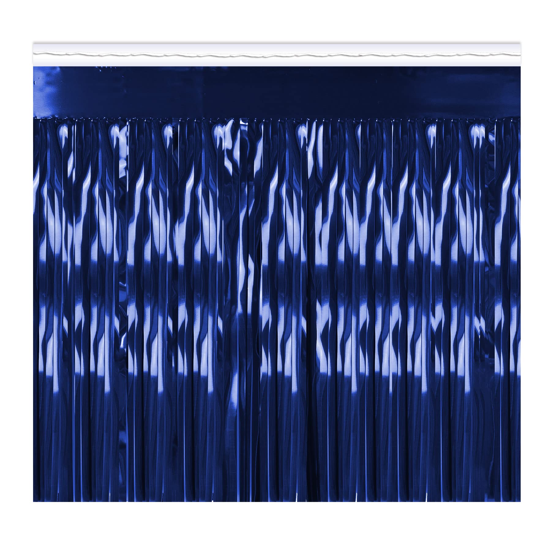 Beistle 2-Ply Flame Proof Metallic Fringe Drape, 15-Inch by 10-Feet — image 1
