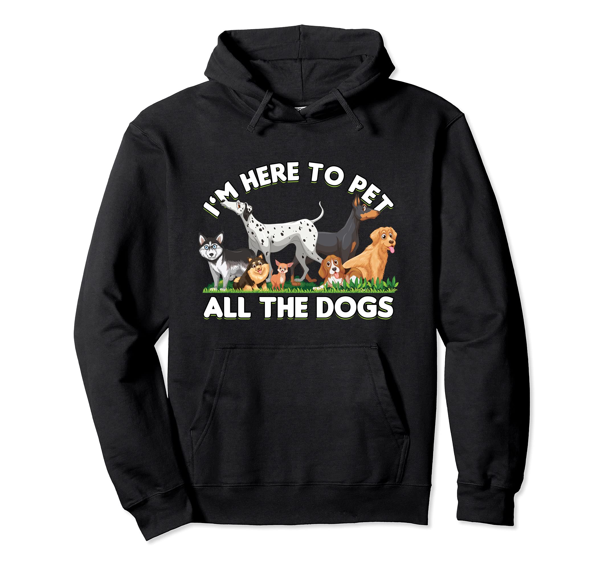 Pet All The Dogs Breed Vet Tech Dog Owner Lover Friend Puppy Pullover Hoodie