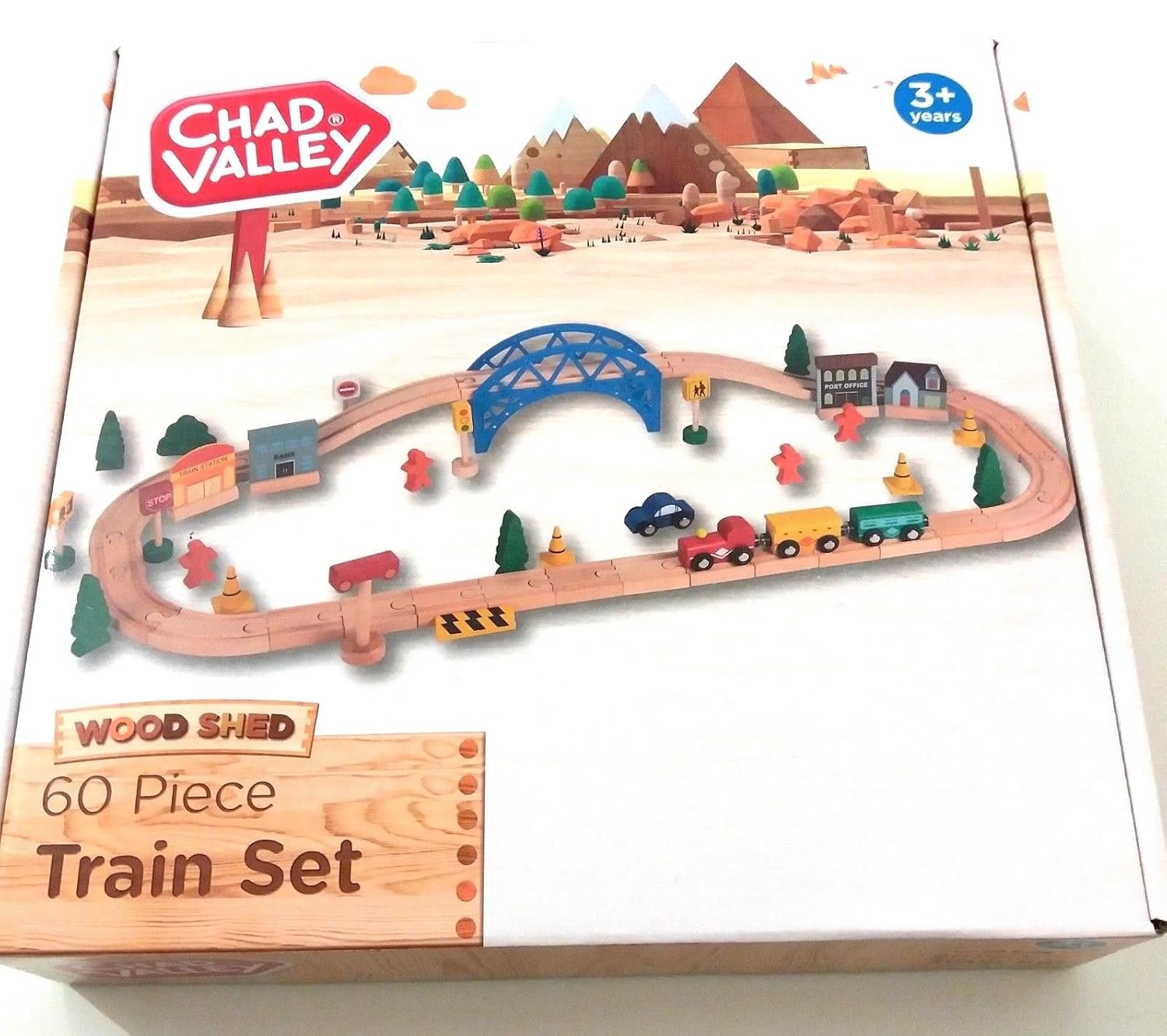 wooden train set chad valley